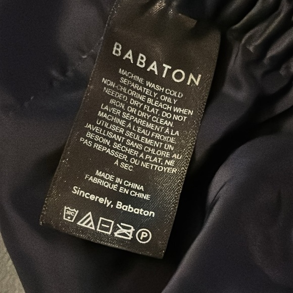 Aritzia Babaton | Faux Leather Joggers | Pull On | Dark Blue | Soft Lined | 2XL - Picture 3 of 5